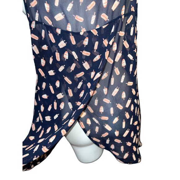 Torrid women’s sheer popsicle tank top front buttons - Picture 2 of 8